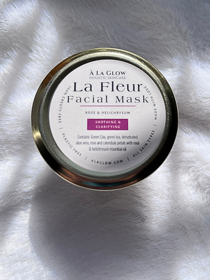 La Fleur Clay Facial Mask.  Soothing and Clarifying